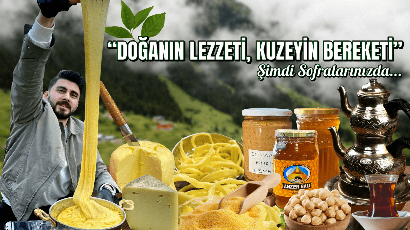 "Karadeniz'in geleneksel lezzetlerini sofralarınıza taşıyoruz! Doğal ve Yöresel Karadeniz Ürünleri
